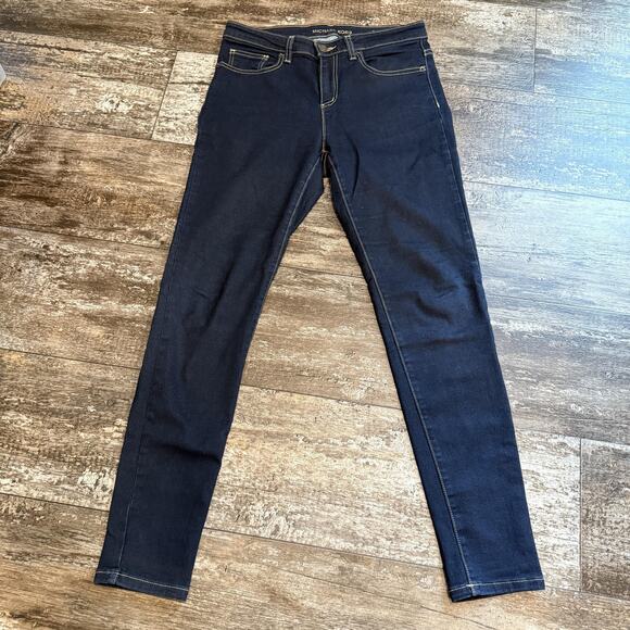 Michael‎ Kors Jeans Womens 6 Skinny Stretch Denim Mid Rise Dark Wash Classic NEW - Picture 1 of 11